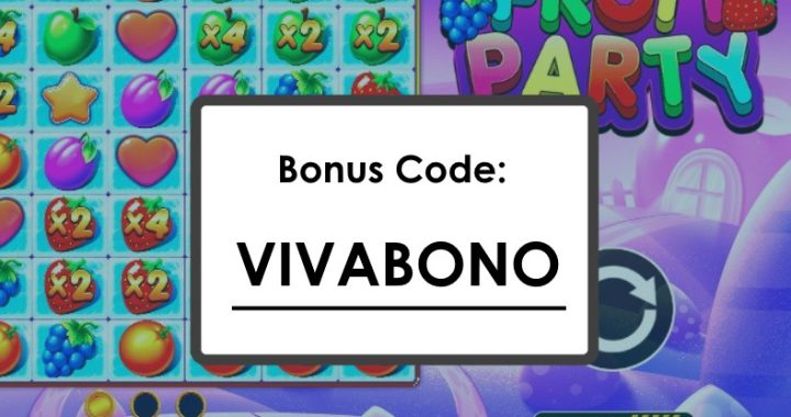 Fruit Party: Bonificación de giros gratis y hasta 5000x tu apuesta